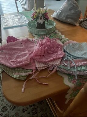 Pottery Barn Basket Liners Lot of 11 Assorted Size and Colors